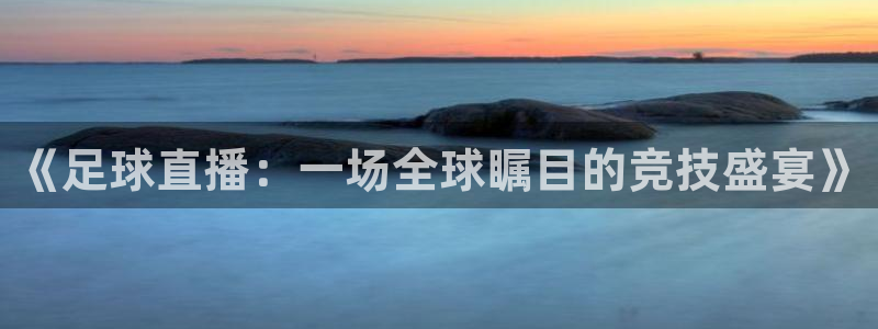  《足球直播：一场全球瞩目的竞技盛宴》