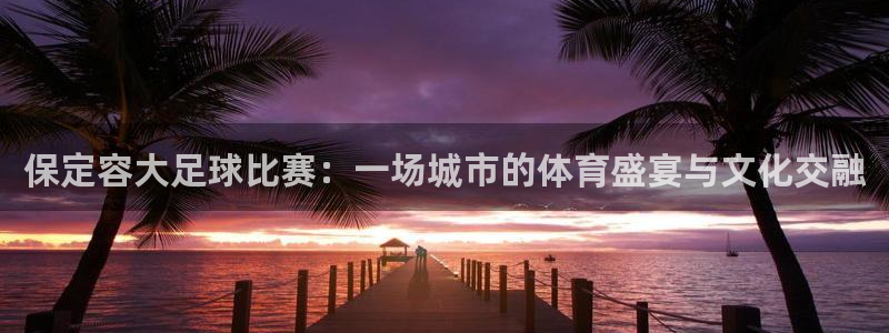 保定容大足球比赛：一场城市的体育盛宴
