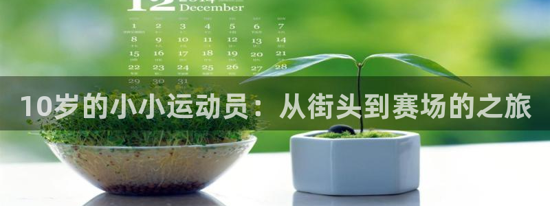 球速体育：10岁的小小运动员：从街头到赛场的之旅